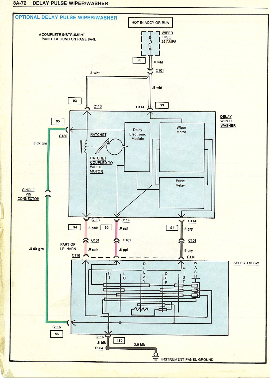 How to test wiper motor for ground | GBodyForum - 1978-1988 General Motors  A/G-Body Community 70 Chevy Truck Wiring Diagram GBodyForum