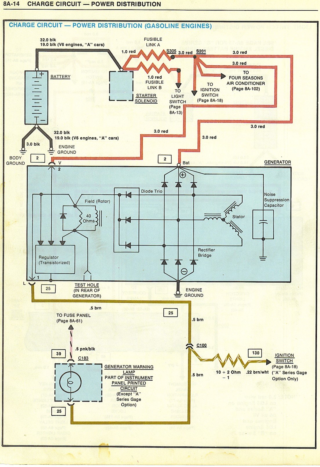 CUTLASS - Alternator Not Charging! | GBodyForum - '78-'88 ... 1998 buick regal fuse box diagram 