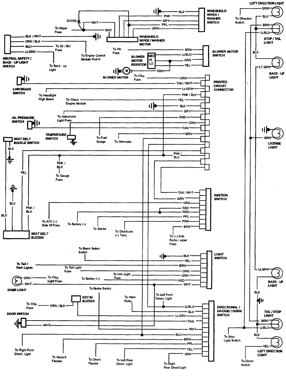 1987 Monte Carlo Engine Diagram