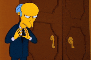 Plotting Mr Burns GIF