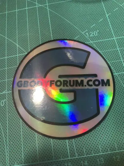 3" GBodyForum Holo Sticker